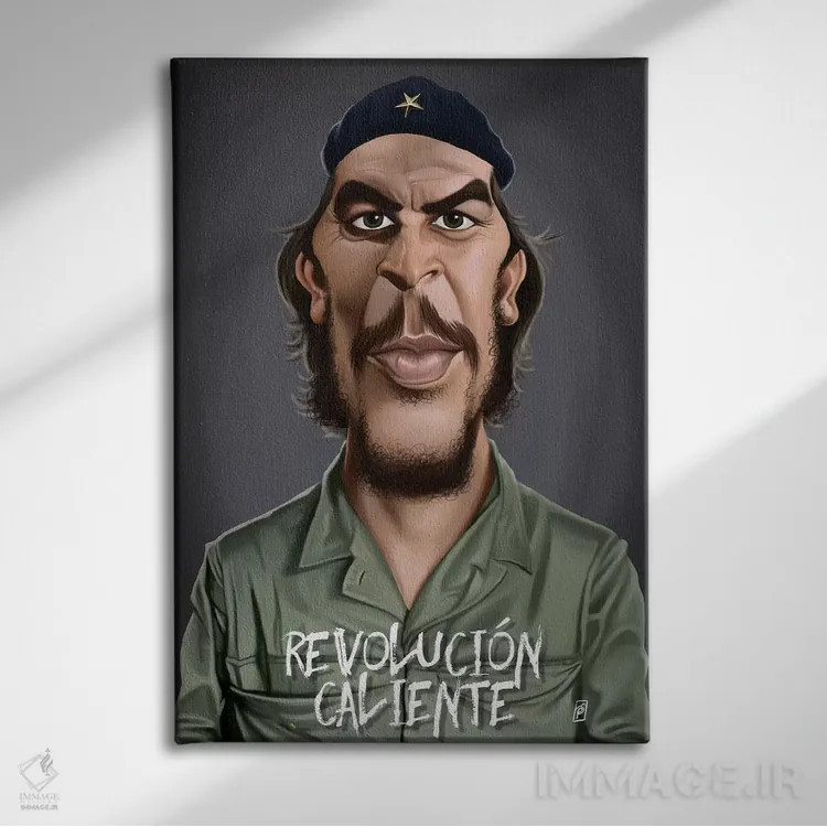 تابلو دکوراتیو چه گوارا اثر راب اسنو - نمای روبهرو روی دیوار