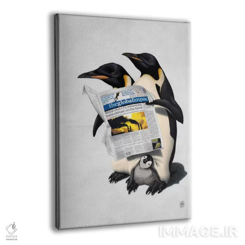 تابلو دکوراتیو همه جا خوانده شده II اثر راب اسنو - نمای پرسپکتیو محصول