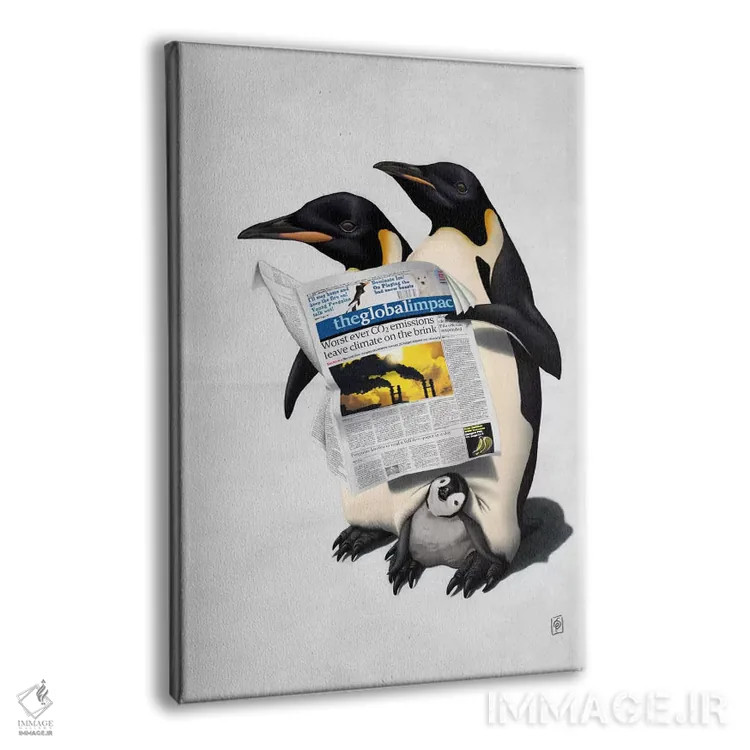 تابلو دکوراتیو همه جا خوانده شده II اثر راب اسنو - نمای پرسپکتیو محصول