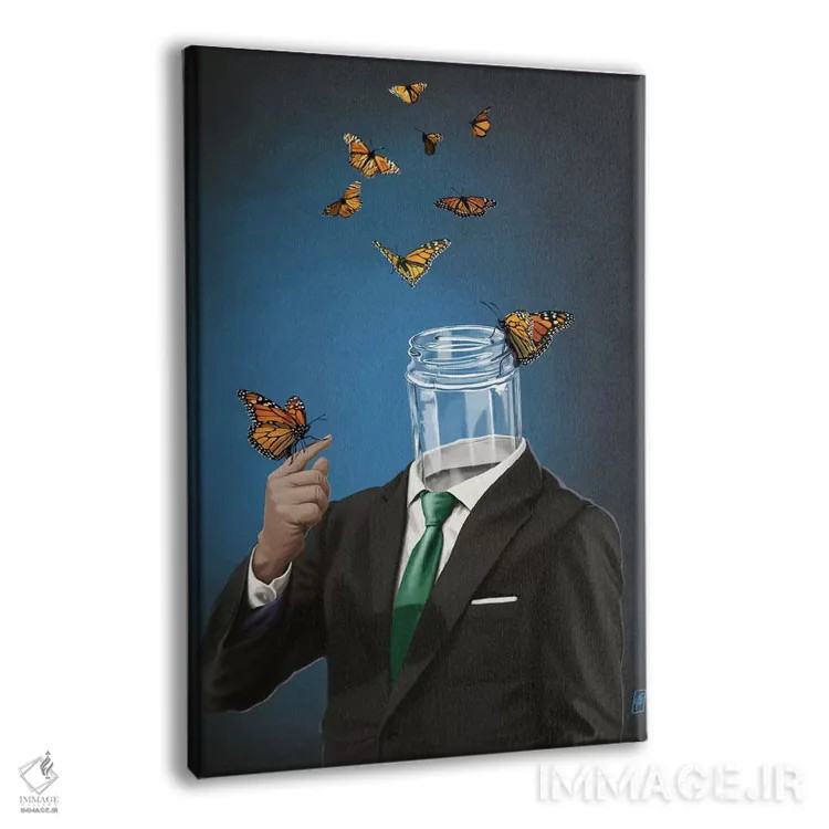 تابلو دکوراتیو شیشه اثر راب اسنو - نمای پرسپکتیو محصول