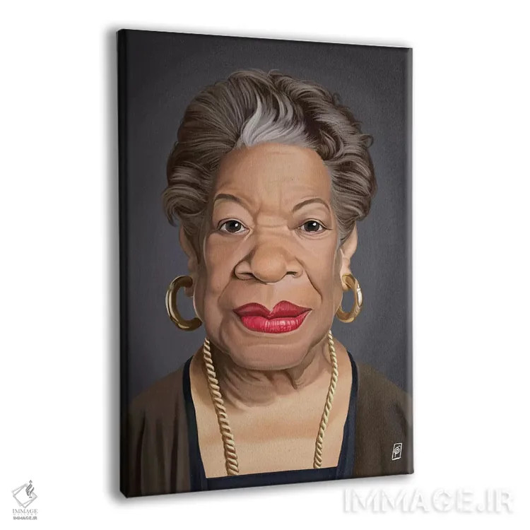 تابلو دکوراتیو مایا آنجلو اثر راب اسنو - نمای پرسپکتیو محصول