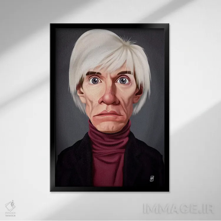 تابلو دکوراتیو اندی وارهول اثر راب اسنو - نمای قابدار مشکی