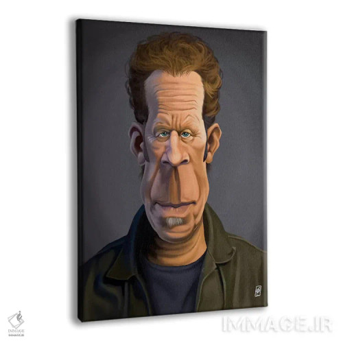 تابلو دکوراتیو تام ویتس اثر راب اسنو - نمای پرسپکتیو محصول