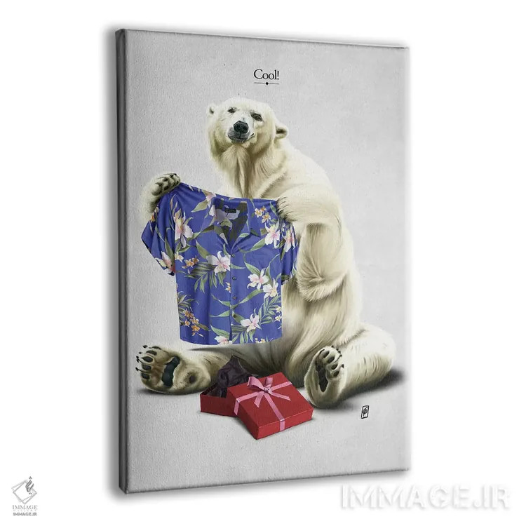 تابلو دکوراتیو باحال I اثر راب اسنو - نمای پرسپکتیو محصول