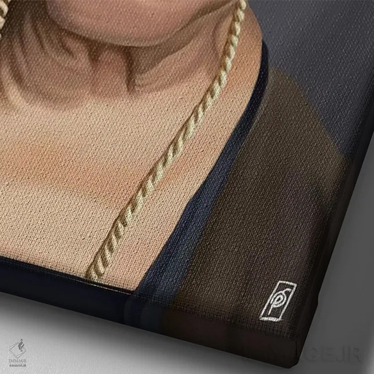 تابلو دکوراتیو مایا آنجلو اثر راب اسنو - نمای نزدیک بافت بوم