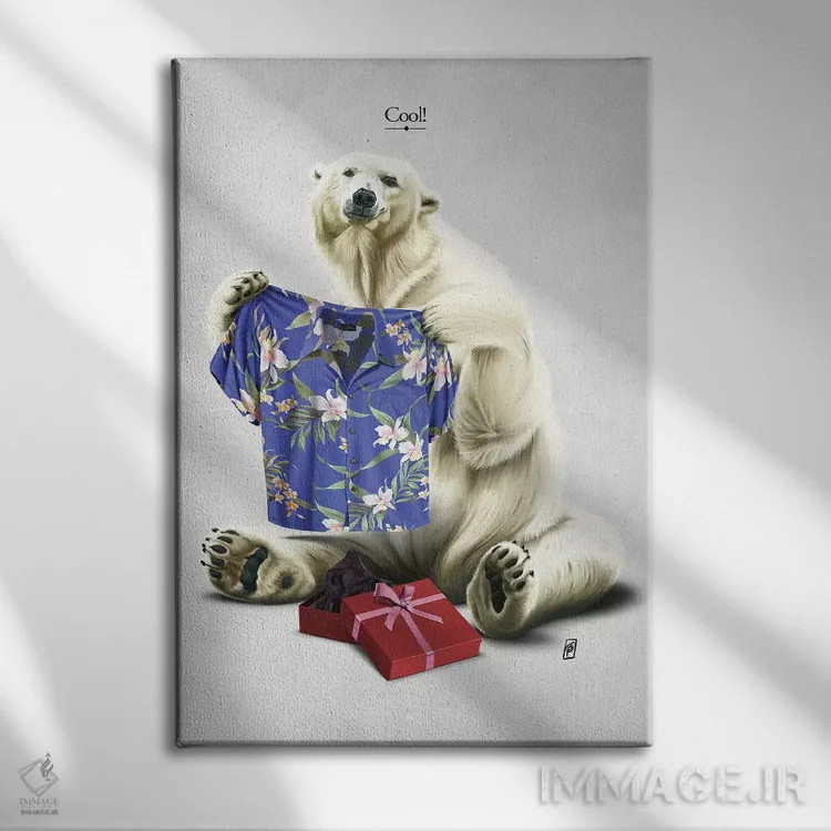 تابلو دکوراتیو باحال I اثر راب اسنو - نمای روبهرو روی دیوار