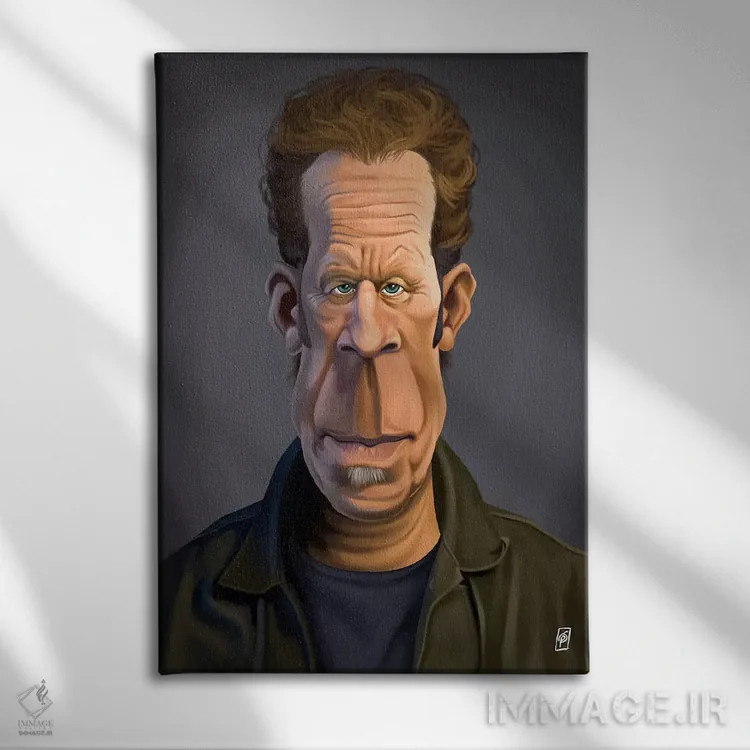 تابلو دکوراتیو تام ویتس اثر راب اسنو - نمای روبهرو روی دیوار