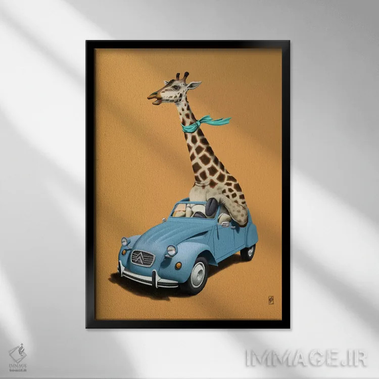 تابلو دکوراتیو در اوج بودن! III اثر راب اسنو - نمای قابدار مشکی