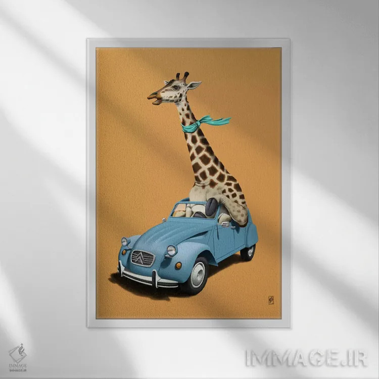 تابلو دکوراتیو در اوج بودن! III اثر راب اسنو - نمای قابدار سفید