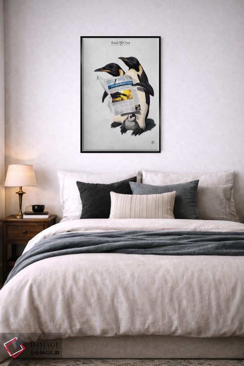 تابلو دکوراتیو همه جا خوانده شده اثر راب اسنو - D6B