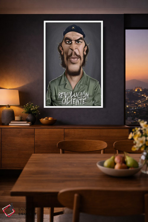 تابلو دکوراتیو چه گوارا اثر راب اسنو - D3W