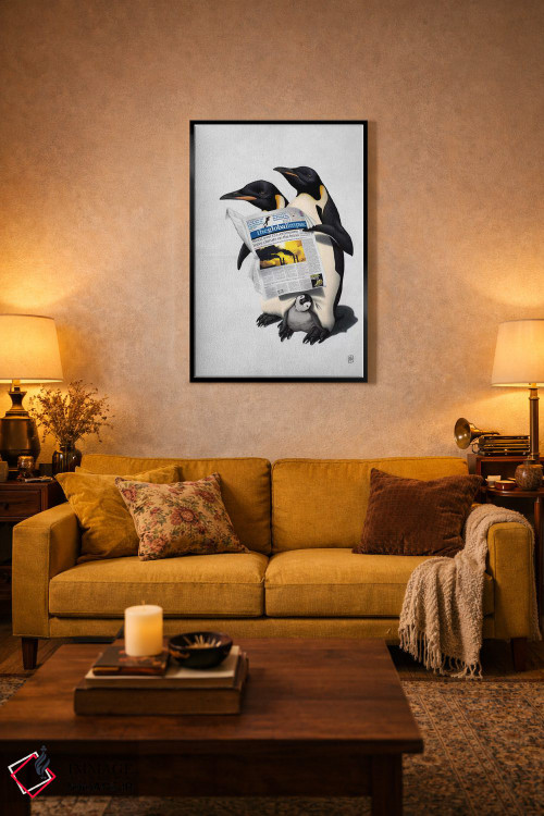 تابلو دکوراتیو همه جا خوانده شده II اثر راب اسنو - D3B