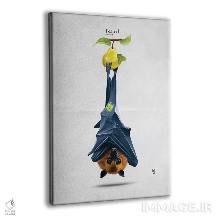 تابلو دکوراتیو گلابی شده I اثر راب اسنو - نمای پرسپکتیو محصول