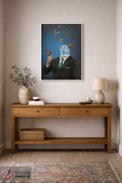 تابلو دکوراتیو شیشه اثر راب اسنو - D1W