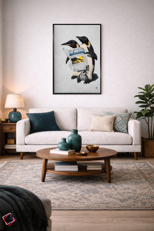 تابلو دکوراتیو همه جا خوانده شده II اثر راب اسنو - D4B