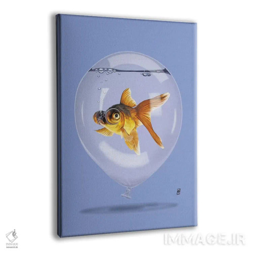 تابلو دکوراتیو رنگ بادکرده اثر راب اسنو - نمای پرسپکتیو محصول