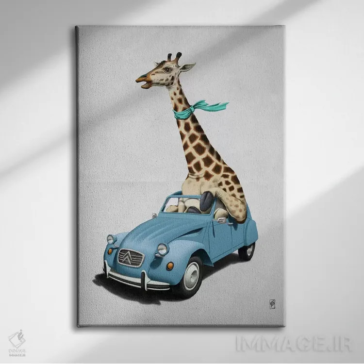 تابلو دکوراتیو در اوج بودن! II اثر راب اسنو - نمای روبهرو روی دیوار