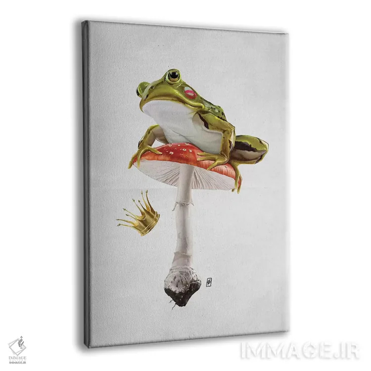 تابلو دکوراتیو بوسه اثر راب اسنو - نمای پرسپکتیو محصول