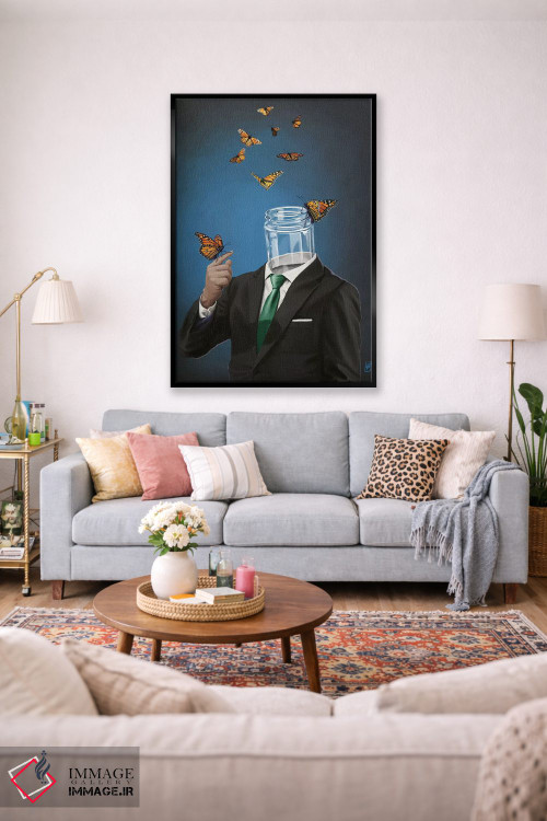 تابلو دکوراتیو شیشه اثر راب اسنو - D2B