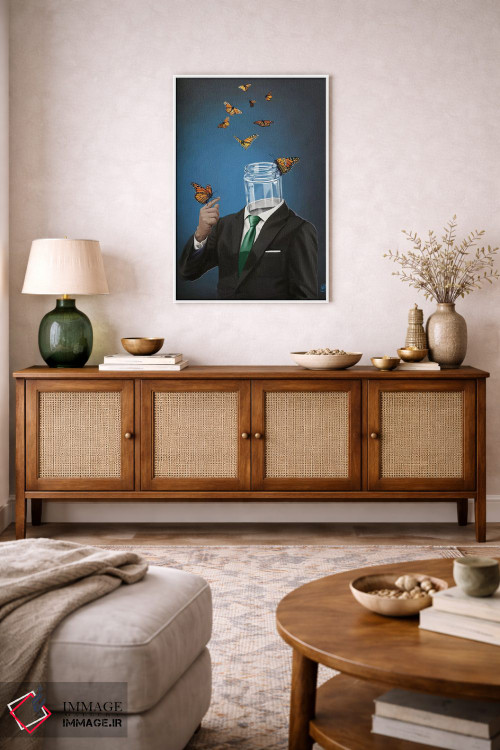 تابلو دکوراتیو شیشه اثر راب اسنو - D3W