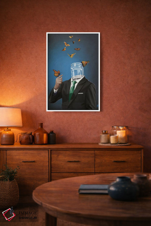 تابلو دکوراتیو شیشه اثر راب اسنو - D4W