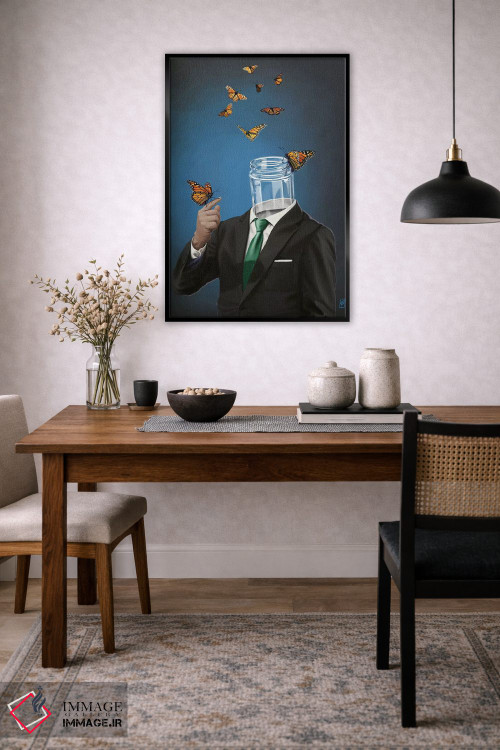 تابلو دکوراتیو شیشه اثر راب اسنو - D5B