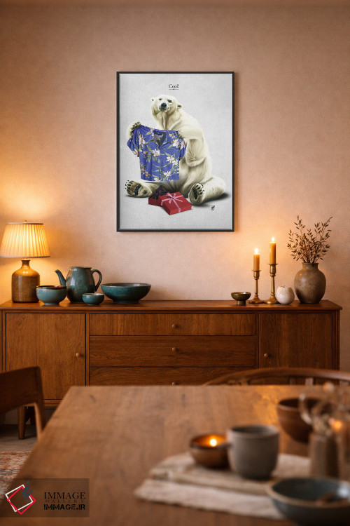 تابلو دکوراتیو باحال I اثر راب اسنو - D6B