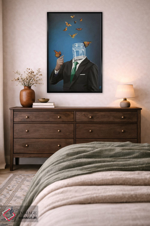 تابلو دکوراتیو شیشه اثر راب اسنو - D6B