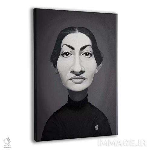 تابلو دکوراتیو ماریا کالاس اثر راب اسنو - نمای پرسپکتیو محصول