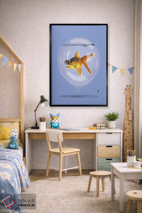 تابلو دکوراتیو رنگ بادکرده اثر راب اسنو - D1B