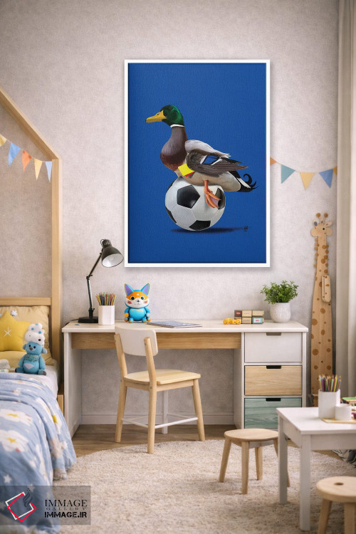 تابلو دکوراتیو رنگ پرنده اثر راب اسنو - D1W