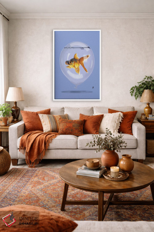 تابلو دکوراتیو رنگ بادکرده اثر راب اسنو - D2W