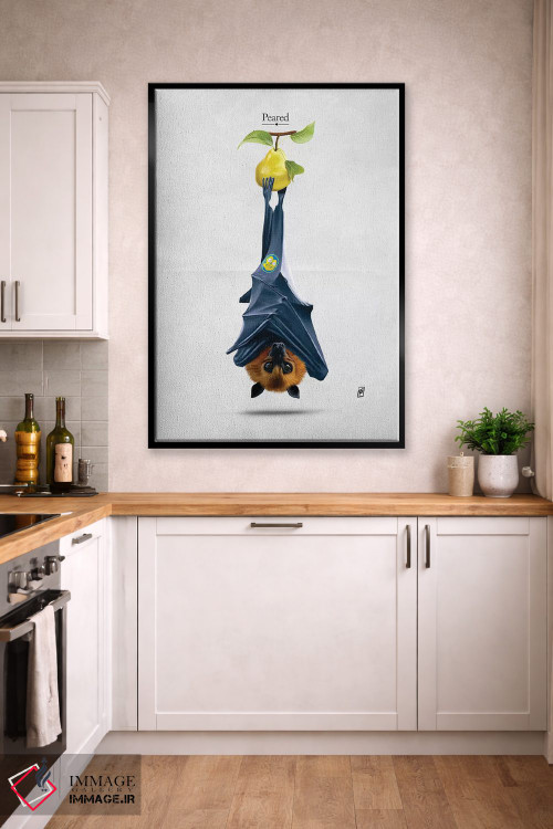 تابلو دکوراتیو گلابی شده I اثر راب اسنو - D2B