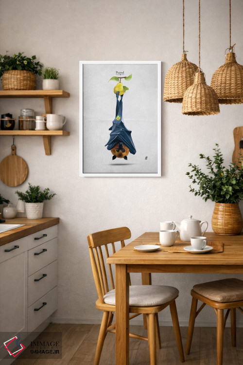 تابلو دکوراتیو گلابی شده I اثر راب اسنو - D3W