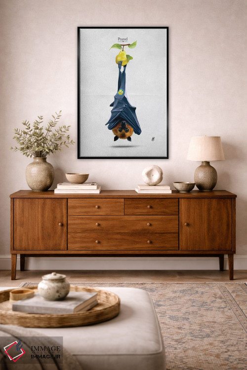 تابلو دکوراتیو گلابی شده I اثر راب اسنو - D4B