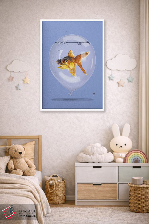 تابلو دکوراتیو رنگ بادکرده اثر راب اسنو - D4W