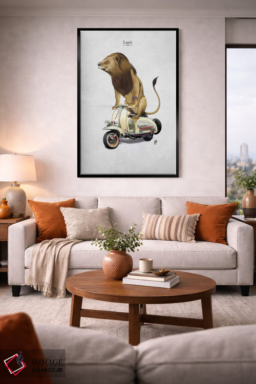 تابلو دکوراتیو بره I اثر راب اسنو - D2B