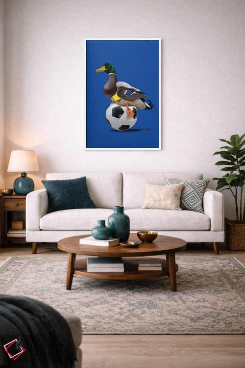 تابلو دکوراتیو رنگ پرنده اثر راب اسنو - D3W