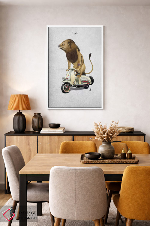 تابلو دکوراتیو بره I اثر راب اسنو - D5W