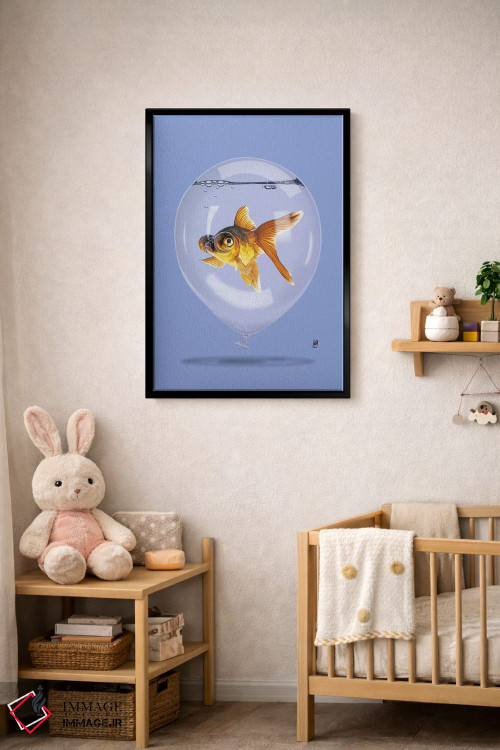 تابلو دکوراتیو رنگ بادکرده اثر راب اسنو - D5B