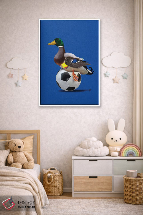 تابلو دکوراتیو رنگ پرنده اثر راب اسنو - D4W