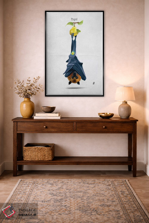 تابلو دکوراتیو گلابی شده I اثر راب اسنو - D5B