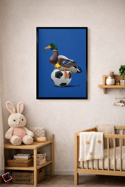 تابلو دکوراتیو رنگ پرنده اثر راب اسنو - D5B