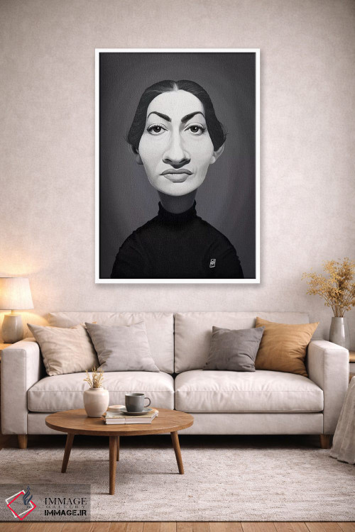 تابلو دکوراتیو ماریا کالاس اثر راب اسنو - D1W