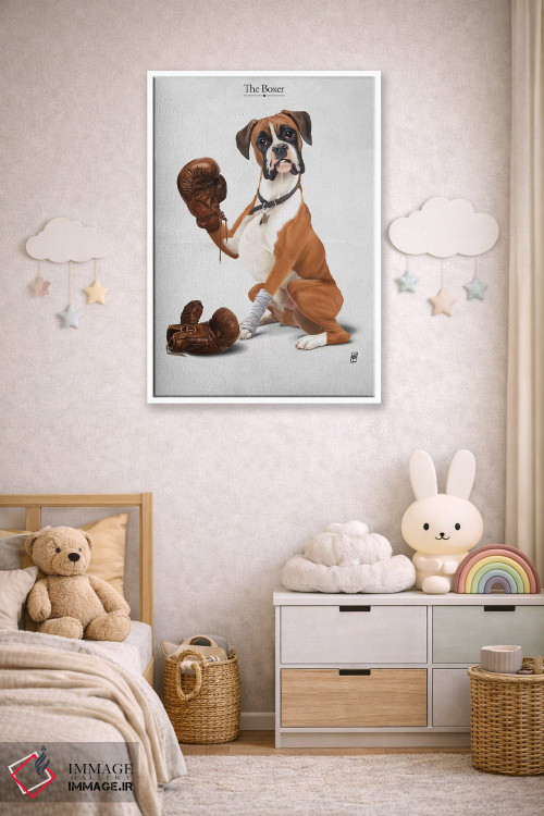 تابلو دکوراتیو بوکسور I اثر راب اسنو - D3W