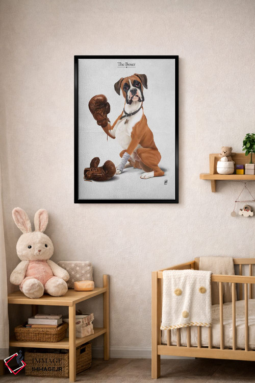 تابلو دکوراتیو بوکسور I اثر راب اسنو - D4B