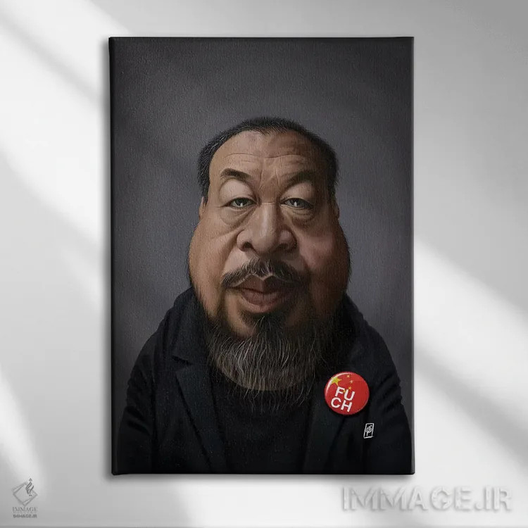 تابلو دکوراتیو آی وی وی اثر راب اسنو - نمای روبهرو روی دیوار