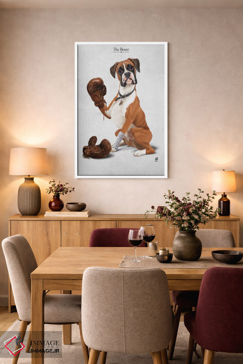 تابلو دکوراتیو بوکسور I اثر راب اسنو - D6W