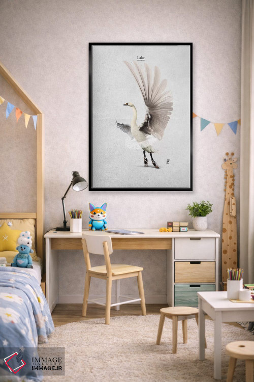 تابلو دکوراتیو دریاچه I اثر راب اسنو - D2B