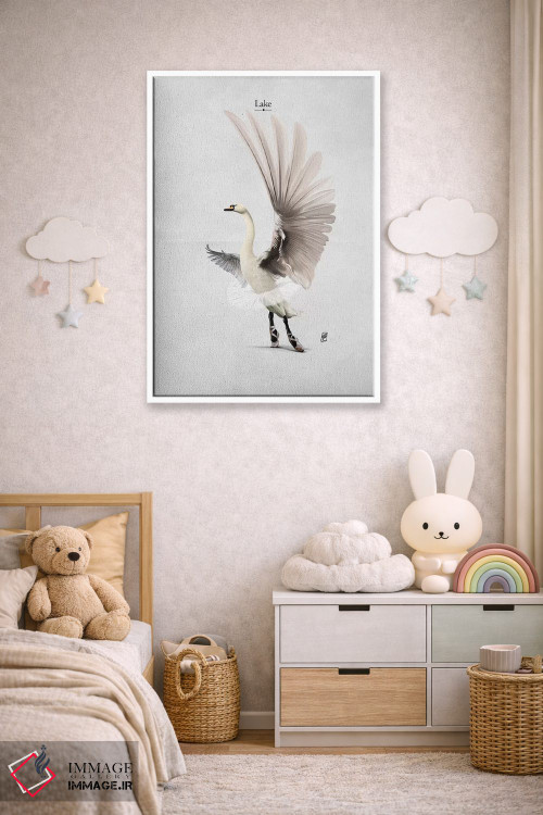 تابلو دکوراتیو دریاچه I اثر راب اسنو - D3W